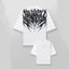 YoungLA White Tribal Tattoo Back Logo Oversized Shirt | Heavy Cotton Gym Pump Cover