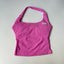 AYBL Seamless Halter Tank Top Rose Red