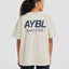 AYBL Sports Club Graphic Oversized Tee Apricot