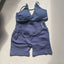 DFYNE Seamless Crossover Sports Set Hazy Blue