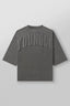 YoungLA Washed Dark Grey 3D Embossed Arch Logo Oversized Shirt | Heavy Cotton Gym Pump Cover