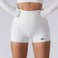 Alo Active High-Waisted Ribbed Short White