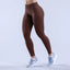 DFYNE Seamless High-Waisted Contour Legging Brown