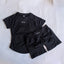 DFYNE Seamless Compression Set Black