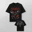 YoungLA Heavyweight Acid Wash Oversized Tee – Mechanical Piston Skull Graphic