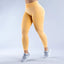 DFYNE Seamless High-Waisted Contour Legging Yellow