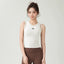 Alo Active Double-Strap Tank Top White