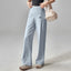 Alo Active High-Waisted Wide-Leg Pant Blue