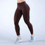 DFYNE Seamless High-Waisted Contour Legging Dark Brown