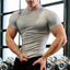 YoungLA Essential Minimal Logo Seamless Training Short Sleeve – Grey