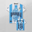YoungLA Heavyweight Oversized Soccer Jersey – Argentina Light Blue / Skull & Roses