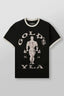 YoungLA Vintage Gold's Gym Graphic Tee – Black / Cream Contrast Ringer