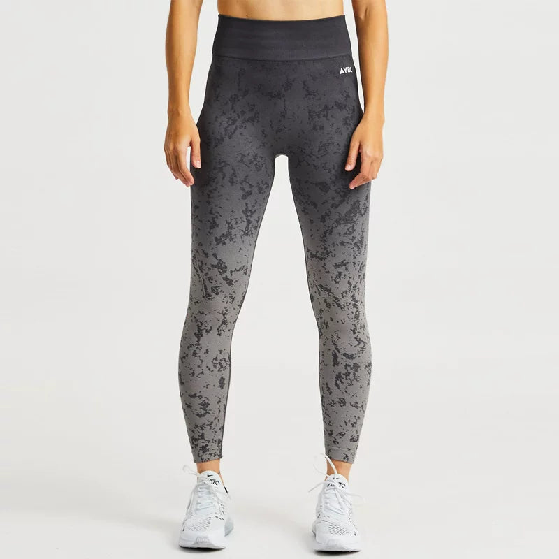 AYBL Jacquard Seamless High-Waisted Legging Grey