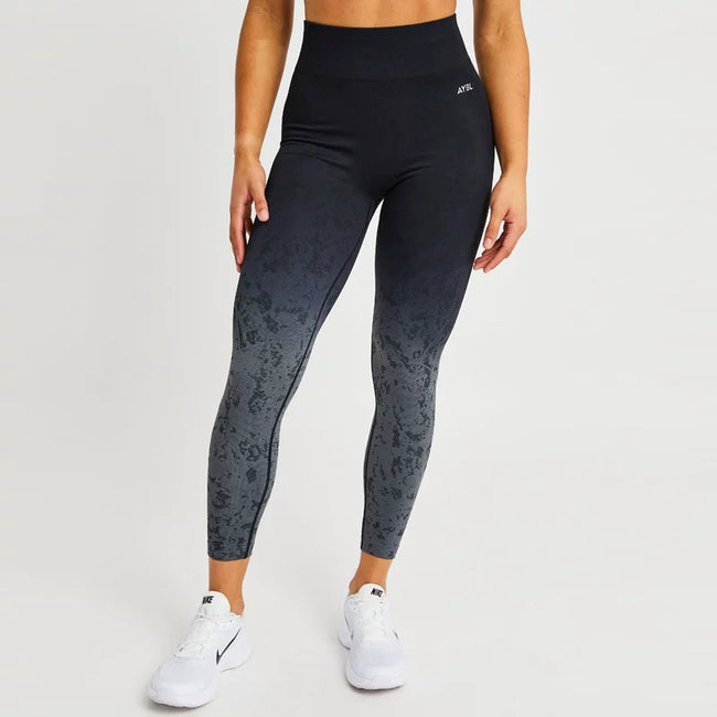 AYBL Jacquard Seamless High-Waisted Legging Black Hover Image