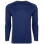 YOUNGLA- Navy Blue Raglan Long-Sleeve Gym Shirt