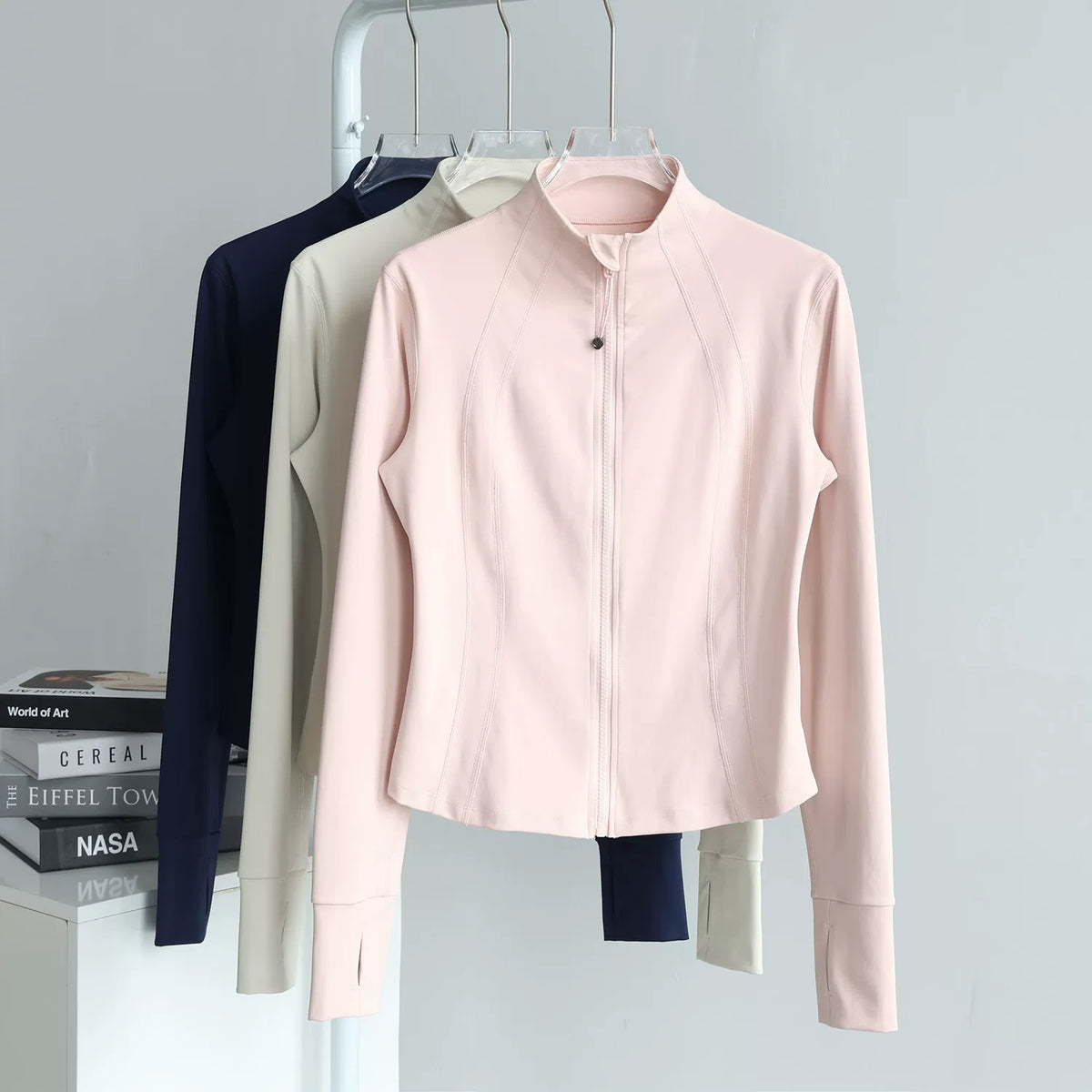 lululemon Sculpting Stand-Collar Zip Jacket Pink