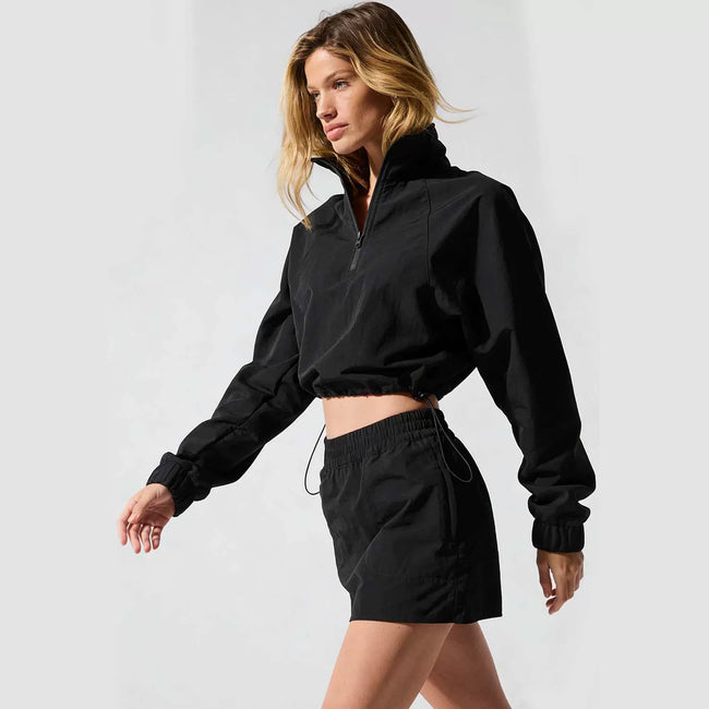 Alo Active Half-Zip Cropped Pullover Main Image