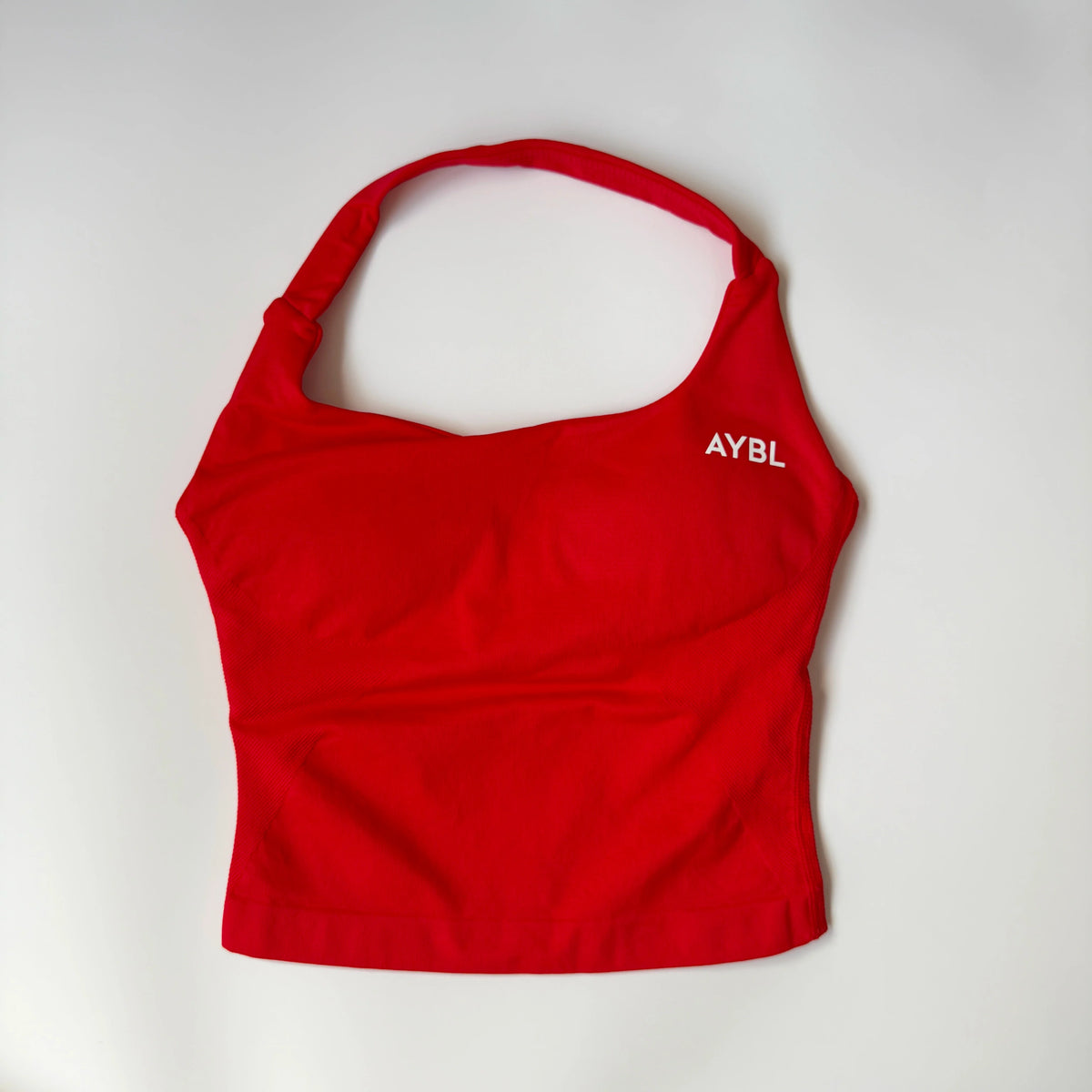 AYBL Seamless Halter Tank Top Red