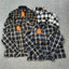 YOUNGLA- Blue Plaid Long-Sleeve Shirt
