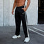 YOUNGLA Men's Side Stripe Relaxed Fit Track Pants / Sweatpants