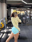 DFYNE Seamless Contour Long-Sleeve Cream Yellow