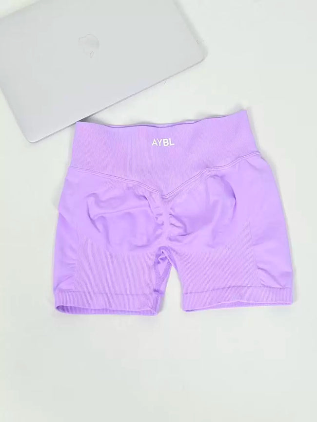 AYBL Seamless High-Waisted Contour Short Purple Hover Image