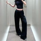 Alo Active Logo Band Wide-Leg Pant