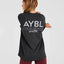 AYBL Athletics Back-Print Oversized Tee Black