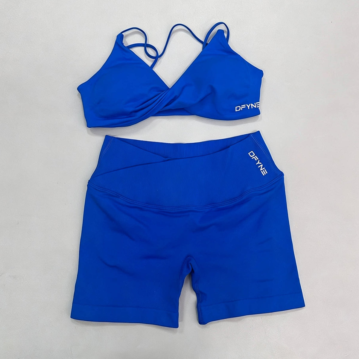 DFYNE Seamless Crossover Sports Set Blue