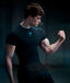 Essential Engineered Panel Seamless Training Short Sleeve – Black / Cyan