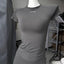 DFYNE Seamless Fitted Active Tee Shark Gray