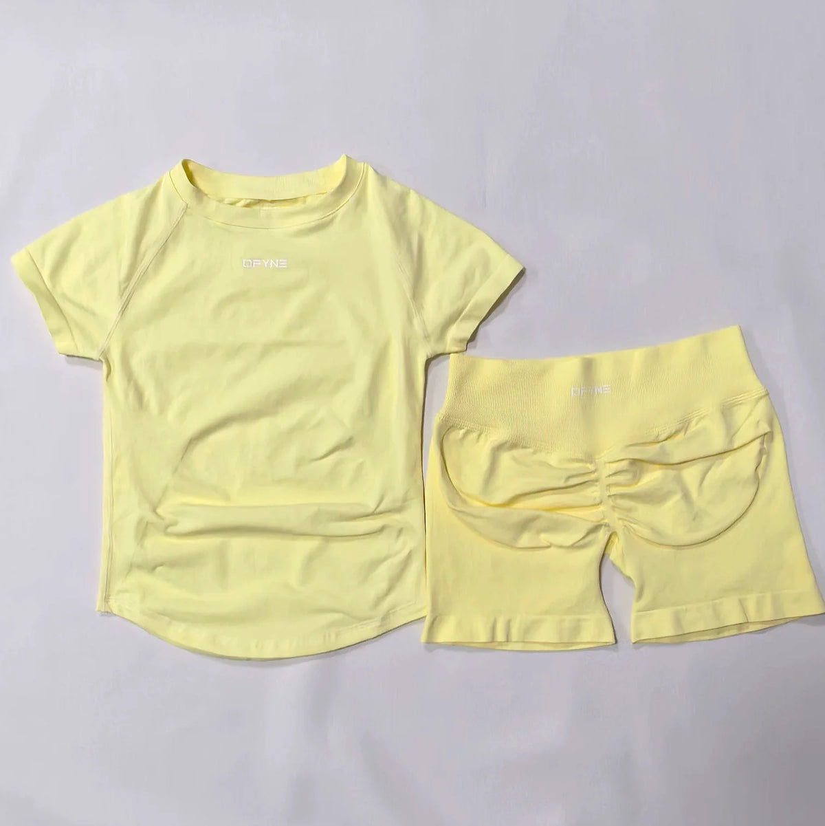 DFYNE Seamless Compression Set Yellow