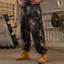 YOUNGLA Men's RealTree Camo Baggy Cuffed Joggers