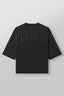 YoungLA Jet Black 3D Embossed Arch Logo Oversized Shirt | Heavy Cotton Gym Pump Cover