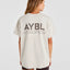 AYBL Athletics Back-Print Oversized Tee Apricot