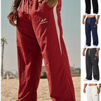 YOUNGLA Men's Side Piping Track Pants
